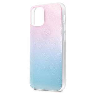 Guess GUHCP12S3D4GGBP iPhone 12 mini 5.4" сине-розовый/сине-розовый жёсткий чехол 4G 3D Pattern Collection