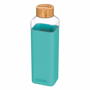 Quokka Storm stikla ūdens pudele, 700 ml, zilganzaļa