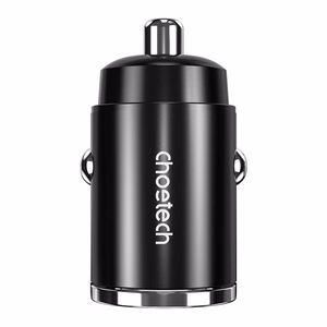 Charger CHOETECH USB-C, USB-A: 12-24V, 30W, QC3.0+ PD3.0