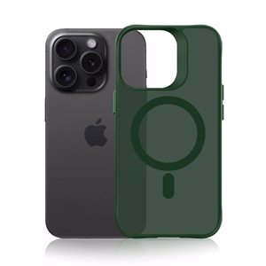 3mk Smoke MagCase for iPhone 16 Pro Max - zaļš-Translucent