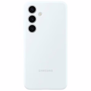 Samsung silikona viedtālruņa apvalks Samsung Galaxy S24 Plus balts