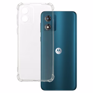 Viedtālruņa apvalks (m) MOTOROLA MOTO E13 - caurspīdīgs
