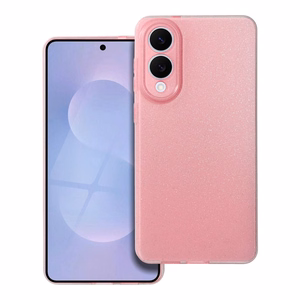 Caurspīdīgs viedtālruņa apvalks 2 mm BLINK Samsung S25 Edge rozā