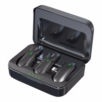 Devia mikrofons viedtālrunim Kintone Lightning bezvadu 2in1 melns