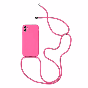 STRAP Silikona viedtālruņa apvalks IPHONE 11 PRO (m) - rozā