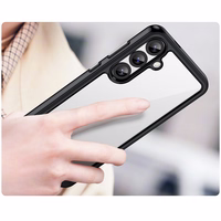 Kosmosa apvalks ar želejas rāmi Samsung Galaxy S25+ - melns