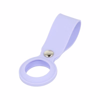 Silikona cilpa Airtag violeta