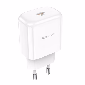 Borofone Wall charger BN3 Premium - Type C - QC 3.0 PD 2.0 20W white
