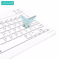 USAMS Winro maciņš ar tastatūru iPad Pro 11" violets maciņš-balta tastatūra IP011YRXX03 (US-BH645)