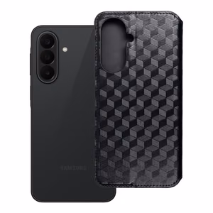 Atlokāmais maciņš Samsung A27 Cubic Book, melns