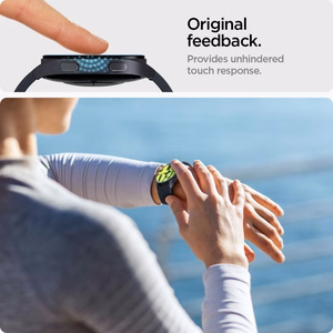 Spigen Glas.tR EZ Fit grūdināts stikls pulkstenim Samsung Galaxy Watch 7 (44 mm) - 2 gab.