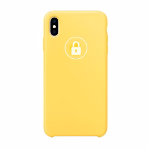Phone Maciņš "Silicone Maciņš" priekš Apple iPhone Xs Max / Canary Dzeltens / in package