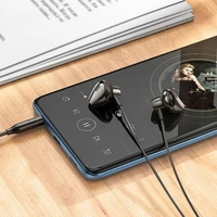 HOCO vadu austiņas Jack 3,5 mm ar mikrofonu M125 melnas