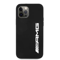 AMG silikona liels logotips apvalks iPhone 12 Pro Max - melns