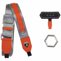 Uniwersalna smycz Lamborghini D1         Crossbody Webbing Strap pomarańczowy