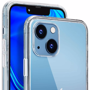 Viedtālruņa apvalks (m) iPhone 13 silikona no 3MK Clear Case sērijas - caurspīdīgs (m)