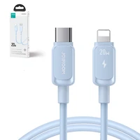 Joyroom Multi-Color Series A14 USB-C / Lightning 20W kabelis 1.2 m - zils
