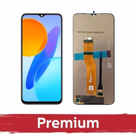 LCD displejs saderīgs ar Huawei Honor X5 (4G) melns OEM