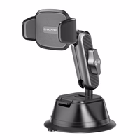 Blavec Automašīnas turētājs BH-04 alumīnija pie vējstikla (BH04-WSB) melns