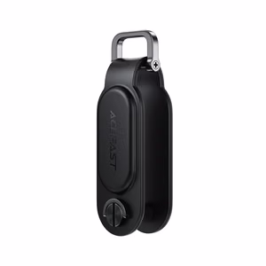 Acefast S4 Bluetooth Keychain Locator Compatible with Apple Find My - Black