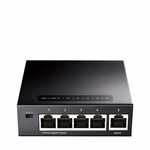 Cudy GS105 tīkla komutators Gigabit Ethernet (10/100/1000) melns
