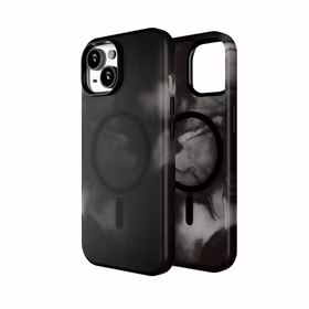 iPhone 15 Pro Max Puro AQUA elastīgs plastmasas maciņš - saderīgs ar MagSafe - melns