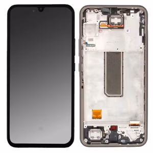 LCD ekrāns Samsung A346 A34 5G 2023 ar skārienjūtīgu ekrānu un rāmi grafīts oriģināls (servisa komplekts)