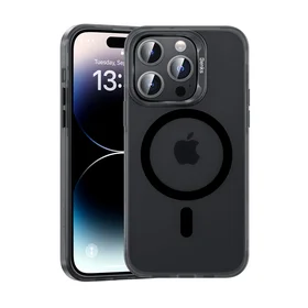 Benks magnētiskais Lucid Armor apvalks telefonam iPhone 15 Pro Max - melns