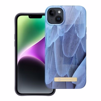 FORCELL F-PROTECT Mirage viedtālruņa apvalks saderīgs ar MagSafe IPHONE 14 Plus zilais putns