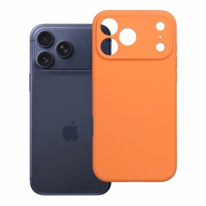 Maciņš iPhone 17 Pro Max / 18 Pro Max (zema kameras mala) Forcell F-Protect Rubber Premium, saderīgs ar MagSafe, oranžs
