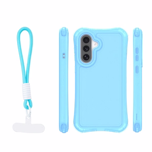 Safepop maciņš ar siksniņu priekš Samsung Galaxy A57 5G zils