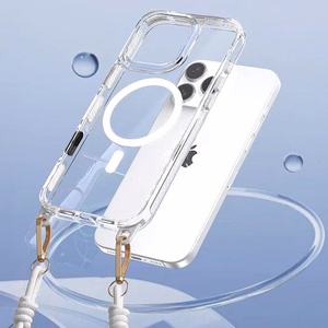 Tel Protect Strap Clear Case for Iphone 17 Air white
