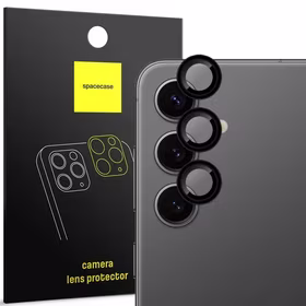 Spacecase Kameras stikls Camera Ring Galaxy S24 melns