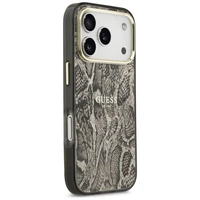 Guess Python Pattern Magnētiskais apvalks iPhone 17 Pro (m) - brūns