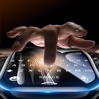 Tech-Protect Easy Set Flex+ 3 iepakojumu rūdītais stikls Apple Watch 44mm - Melns