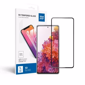 Aizsargstikls Blue Star - SAMSUNG Galaxy S20 FE pilna seja (pilna līme/saderīgs ar apvalku) - melns Aizsargstikls Blue Star