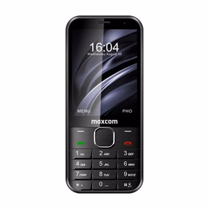 MAXCOM MM 334 SE mobilais tālrunis, melns
