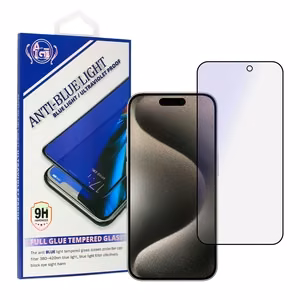 Rūdītais stikls ar pilnu līmi un anti-zilo pārklājumu Motorola Moto E22/E22i/Defy 2022