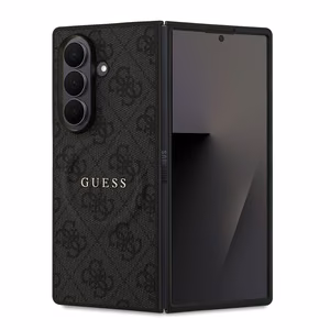GUESS case for Samsung Z Fold7 GUHMZFD7P4MSEGCK (Magnetic 4G PU W/ Classic) black