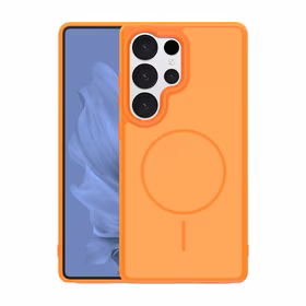 Frame Thin Mag maciņš for Samsung Galaxy S25 Ultra oranžs