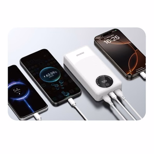Portatīvais lādētājs Dudao K12Pro melns 22.5W 20000mAh (PD / QC3.0)