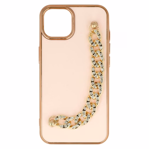 Moderns viedtālruņa apvalks Iphone 14 Pro dizains 4 gaiši rozā