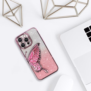 Tel Protect Butterfly ūdens viedtālruņa apvalks Iphone 14 Pro rozā