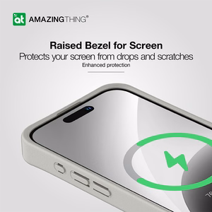 Amazing Thing Matte Pro Mag apvalks 12FT IP156.1PMPGY Iphone 15 Pro titāna