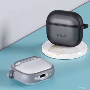 Tech-Protect Slim Hook viedtālruņa apvalks AirPods 4 - pelēks