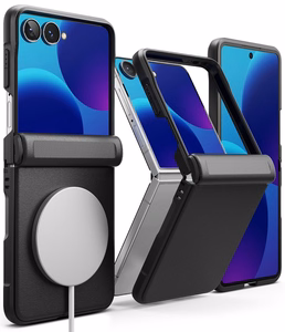 Ringke Onyx Flap MagSafe maciņš modelim Samsung Galaxy Z Flip 8 – melns