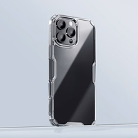 Nillkin Nature Pro viedtālruņa apvalks iPhone 16 Pro - caurspīdīgs un balts