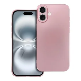 METALLIC viedtālruņa apvalks IPHONE 16 Plus rozā