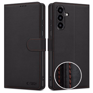 Tech-Protect Wallet maciņš priekš Samsung Galaxy A57 5G melns un sarkans