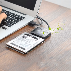 Ugreen CR108 2.5'' / 3.5'' cietā diska adaptera kabelis (USB-A 3.0 - SATA) - melns